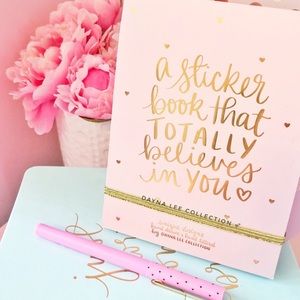 Dayna Lee Collection A Sticker Book that Totally Believes In you Daily Planner